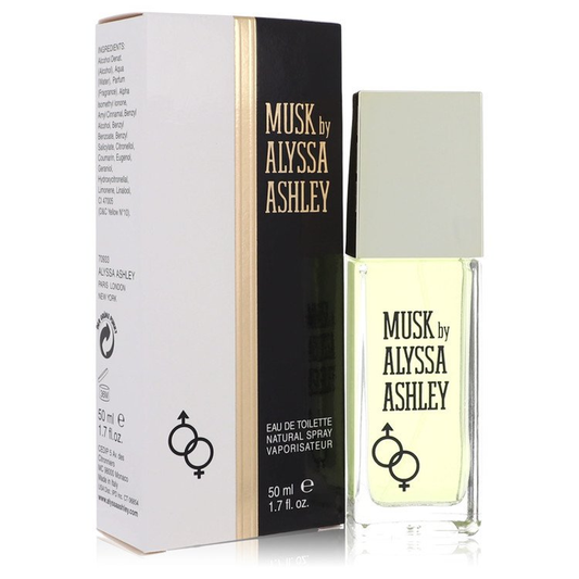 Alyssa Ashley Musk Eau de Toilette Spray, 1.7 fl oz / 50 ml Perfume & Cologne Pasteur Pharmacy