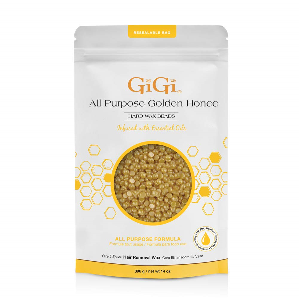 GiGi All Purpose Golden Honee Hard Wax Beads 14 Oz #67985EC Beads Pasteur Pharmacy