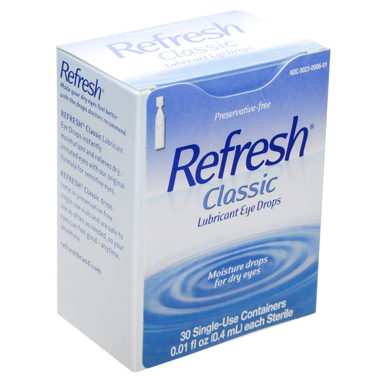Refresh Classic Lubricant Eye Drops Single-Use Containers Eye Drops & Lubricants Pasteur Pharmacy