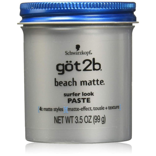 Got2B Beach Matte Surfer Look Paste 3 5 Ounce Hair Care Pasteur Pharmacy