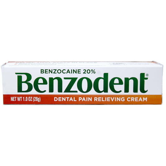 Benzodent Dental Pain Relieving Cream, 1 Oz Personal Care Pasteur Pharmacy