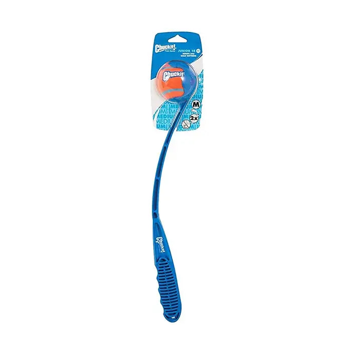 Lanzador Chuckit Junior para perros con Ultra Ball de 45 cm