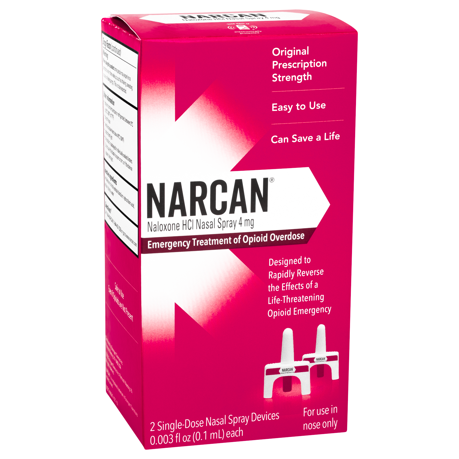 Narcan Emergency Treatment Of Opioid Overdose Nasal Spray First Aid Pasteur Pharmacy