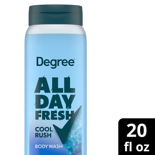 Degree All Day Fresh Cool Rush Body Wash 20 Oz Body Wash Pasteur Pharmacy