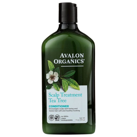 Avalon Organics Scalp Treatment Tea Tree Conditioner - 11 Fl Oz Conditioners Pasteur Pharmacy
