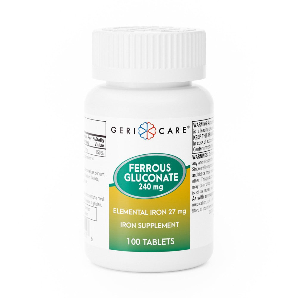 McKesson Ferrous Gluconate Count Of 12 Vitamins & Supplements Pasteur Pharmacy