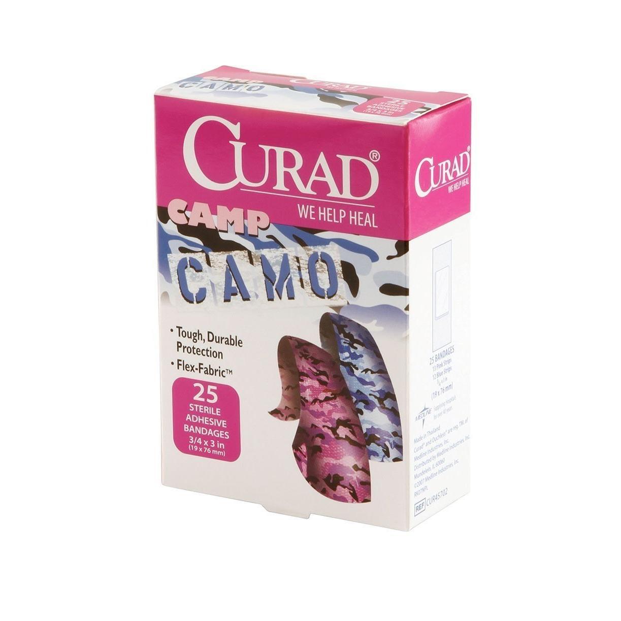 Curad Bandages, Adhesive, Camp Camo 25 ct Medical Tape & Bandages Pasteur Pharmacy