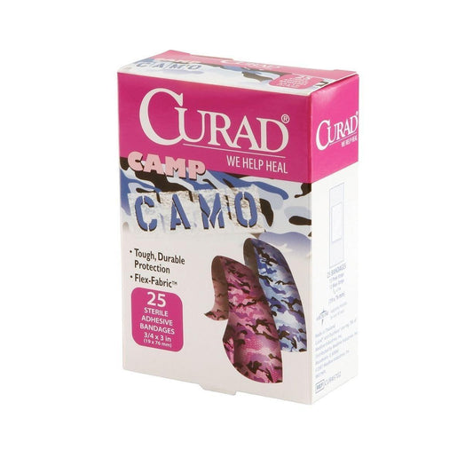 Curad Bandages, Adhesive, Camp Camo 25 ct Medical Tape & Bandages Pasteur Pharmacy