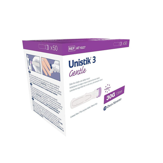 Leader Health Care Owen Mumford Unistik 3 Gentle Single Use Safety Lancets Safety Lancets Pasteur Pharmacy