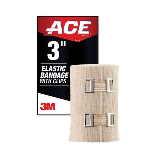 ACE Elastic Bandage With E-Z Clips, 3 Inch Width Health & Beauty Pasteur Pharmacy