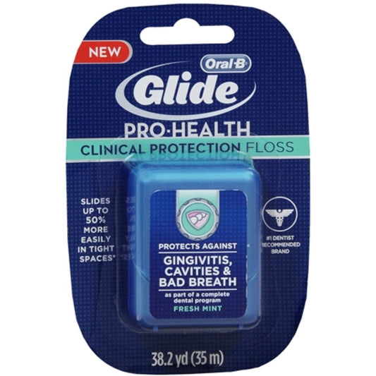 Oral-B Glide Pro Health Advanced Dental Floss, Fresh Mint Flavor, 35 M Dental Floss Pasteur Pharmacy