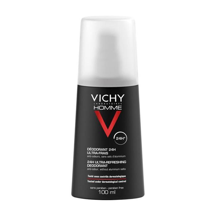 Vichy Homme 24H Ultra-Fresh Deodorant Spray 100 ml Deodorant Spray Pasteur Pharmacy
