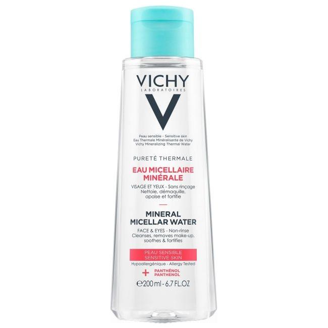 Agua Micelar Limpiadora y Desmaquillante 3 en 1 para Piel Sensible de Vichy 200ml