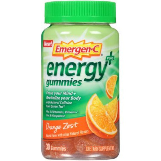 Emergen-C Energy Plus, Gummies, Orange Zest Vitamins & Supplements Pasteur Pharmacy