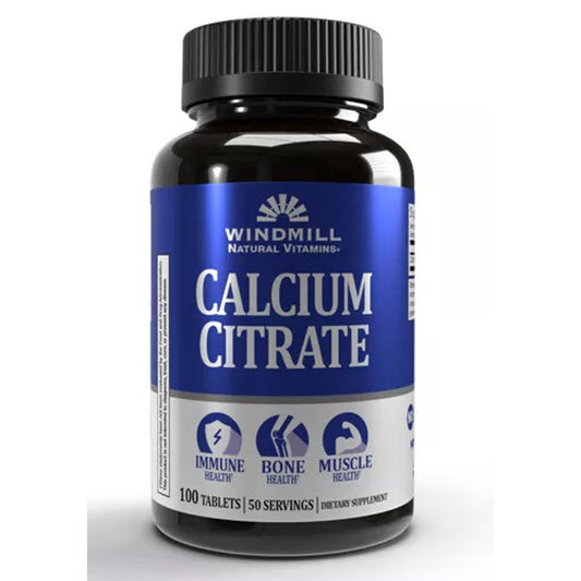 Windmill Calcium Citrate 400mg Tablets 100ct Vitamins & Supplements Pasteur Pharmacy