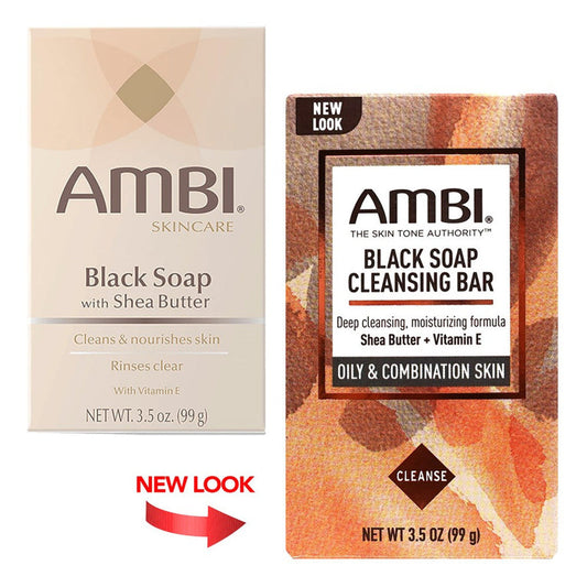 Ambi Black Soap With Shea Butter Bar, 3.5 Oz Bar Soap Pasteur Pharmacy