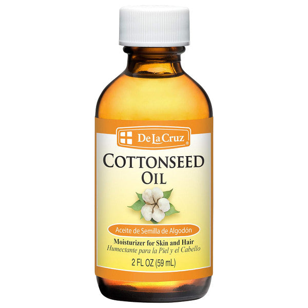 De La Cruz Cottonseed Oil, 2 FL. OZ. / Bottled In USA (3 BOTTLES) Home Fragrances Pasteur Pharmacy