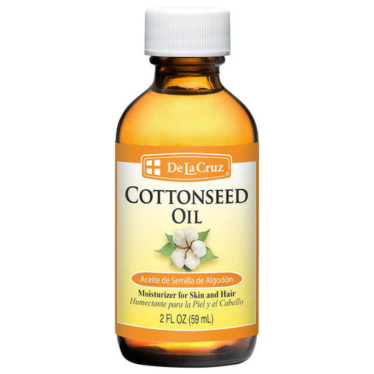 De La Cruz Cottonseed Oil, 2 FL. OZ. / Bottled In USA (3 BOTTLES) Home Fragrances Pasteur Pharmacy