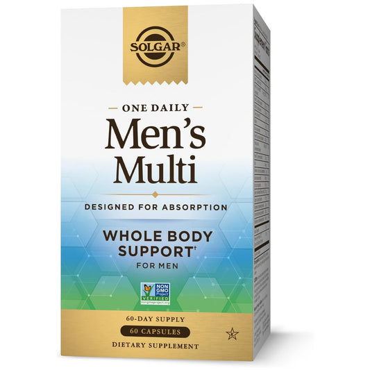 Solgar One Daily Men's Multi, 60 Capsules Vitamins & Supplements Pasteur Pharmacy