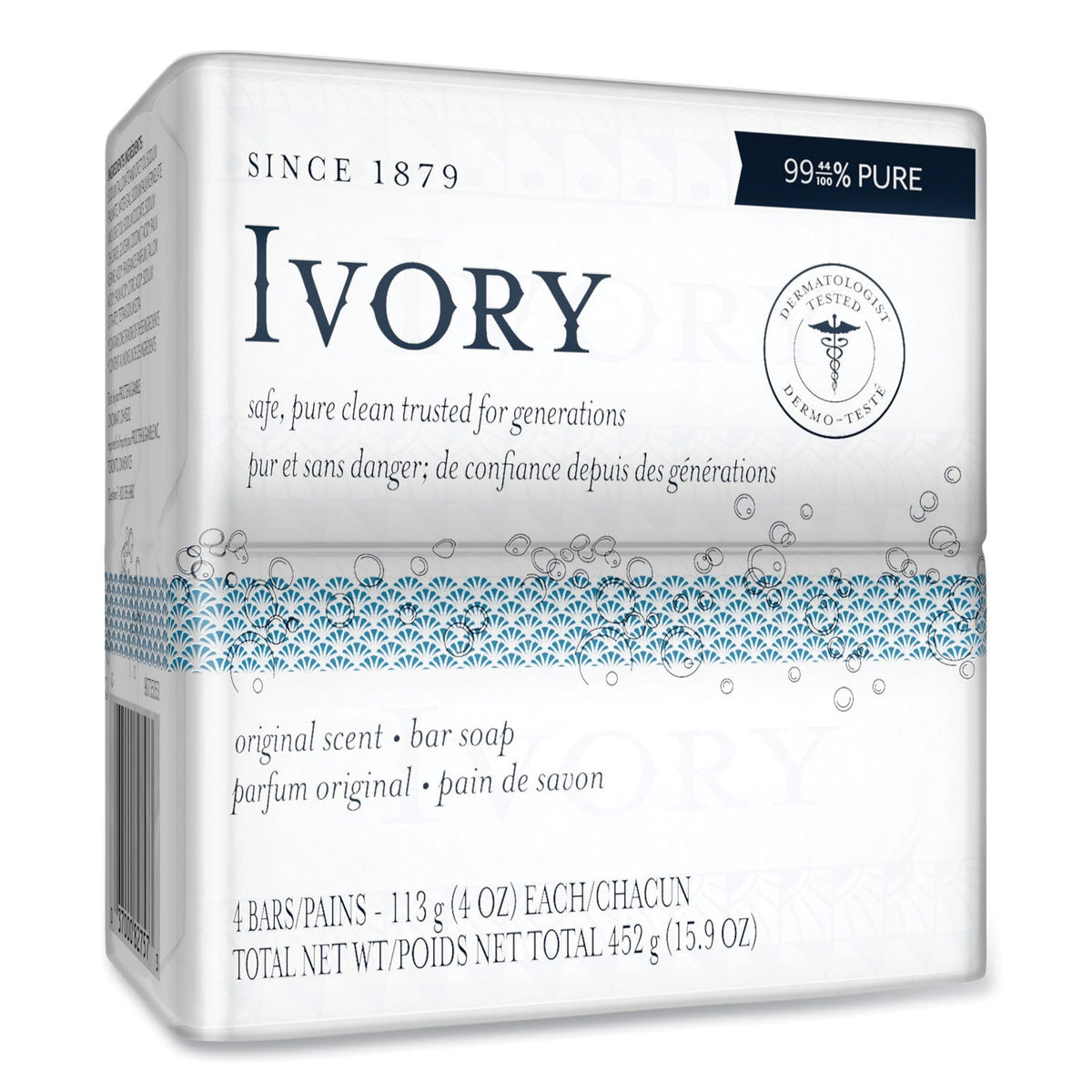 Jabón en barra Ivory Original Scent, 4 oz, paquete de 4 unidades