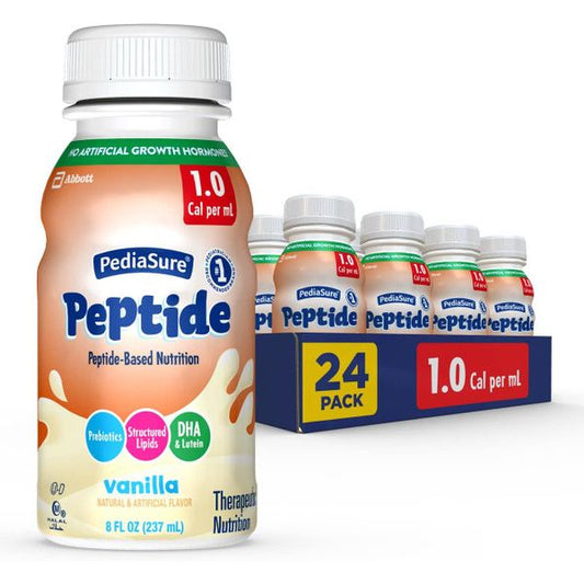 Pediasure Peptide 1.0 Cal Vanilla 24 X 8 Oz Institutional Peptide Pasteur Pharmacy