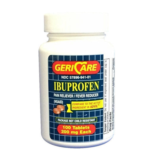Geri-Care Ibuprofen Coated Tablets, 200 Mg Medical Supplies Pasteur Pharmacy