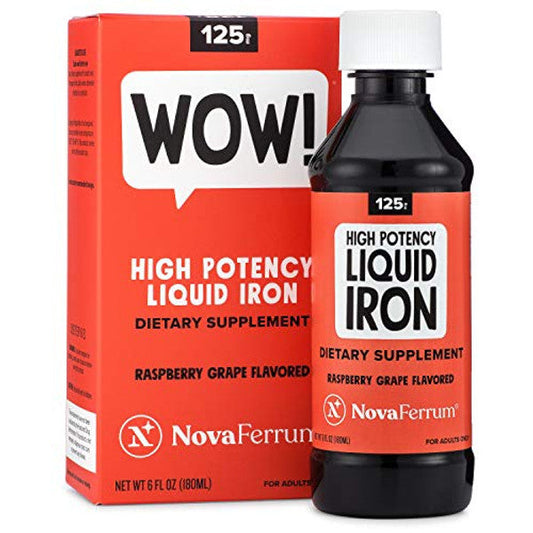 NovaFerrum 125 High Potency Liquid Iron Supplement For Adults, 6 Fl Oz Vitamins & Supplements Pasteur Pharmacy