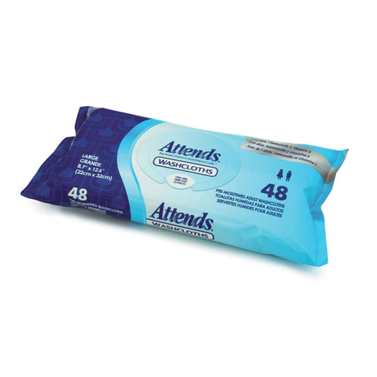 ttends® Premium Washcloths – Scented 8.7"x12.6" 576/Case Personal Care Pasteur Pharmacy