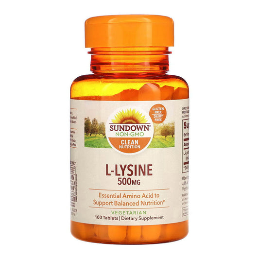 Sundown L Lysine, 500 Mg, Tablets Vitamins & Supplements Pasteur Pharmacy