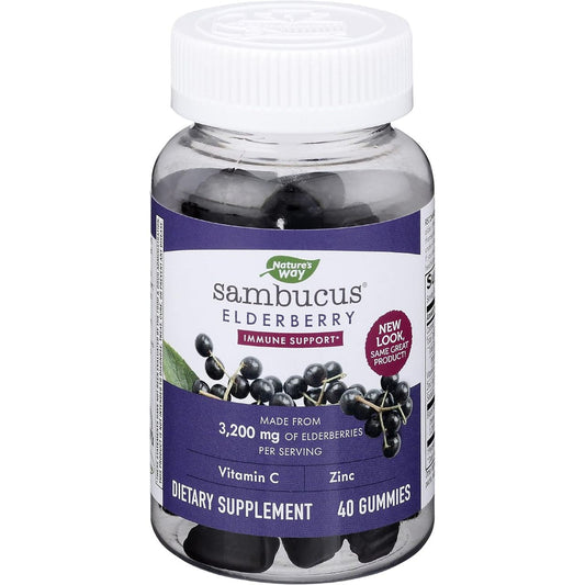 Nature's Way Gummies Sambucus Elderberry Vitamins & Supplements Pasteur Pharmacy