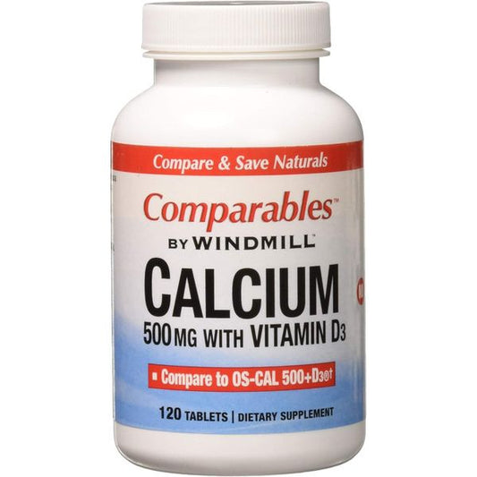 Windmill Oyster Shell Calcium 500 Mg Tablet 120Ea Vitamins & Supplements Pasteur Pharmacy