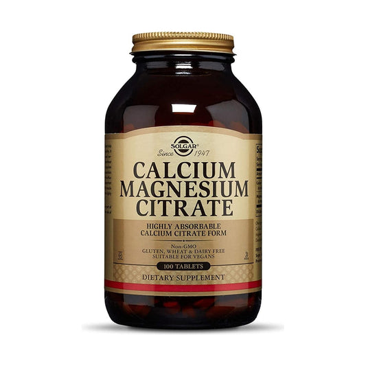 Solgar Calcium Magnesium Citrate 100 Tablets Vitamins & Supplements Pasteur Pharmacy