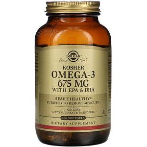 Solgar Omega-3 675mg 100 Softgels Dietary Supplements Pasteur Pharmacy