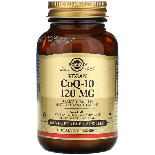 Solgar CoQ-10 60mg 60 Vegetable Capsules Vitamins & Supplements Pasteur Pharmacy