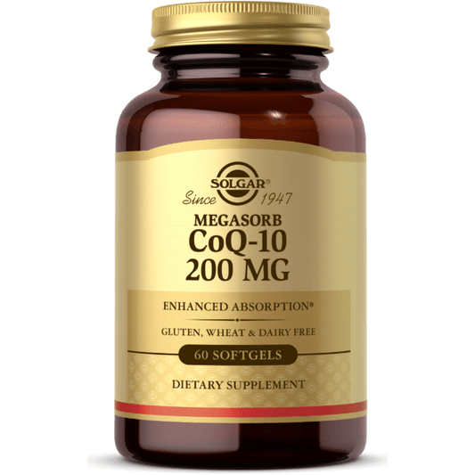 Solgar Megasorb CoQ-10 200 mg 60 Softgels Dietary Supplements Pasteur Pharmacy