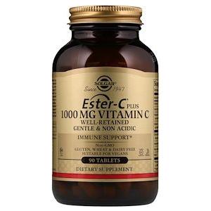 Solgar Ester-C Plus 1000mg Vitamin C 90 Tablets Vitamin C Supplement Pasteur Pharmacy