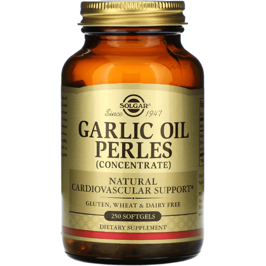 Solgar Garlic Oil Perles 250 Softgels (Reduced Odor) Dietary Supplements Pasteur Pharmacy