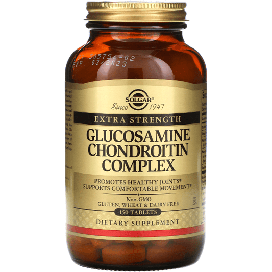 Solgar Extra Strength Glucosamine Chondroitin Complex 150 Tablets Dietary Supplements Pasteur Pharmacy