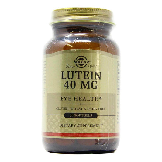 Solgar Lutein 40 mg 30 Softgels Vitamin Supplement Pasteur Pharmacy