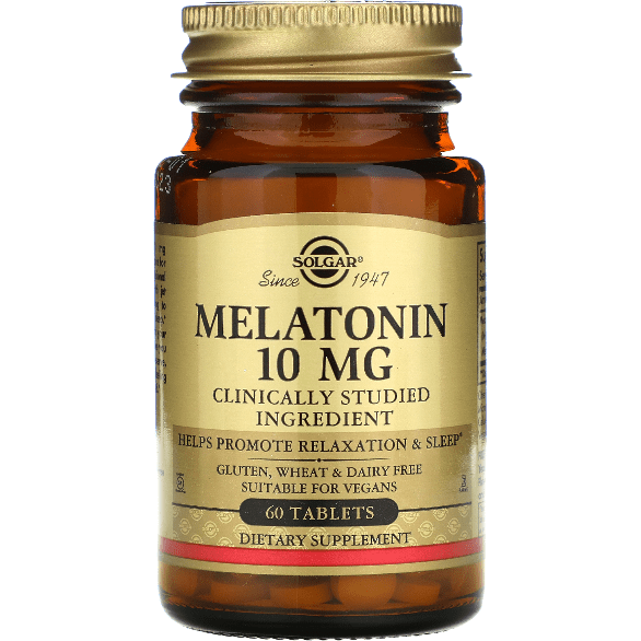 Solgar Melatonin 10mg 60 Tablets Dietary Supplements Pasteur Pharmacy