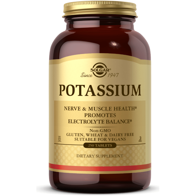 Solgar Potassium 100 Tablets Potassium Supplement Pasteur Pharmacy