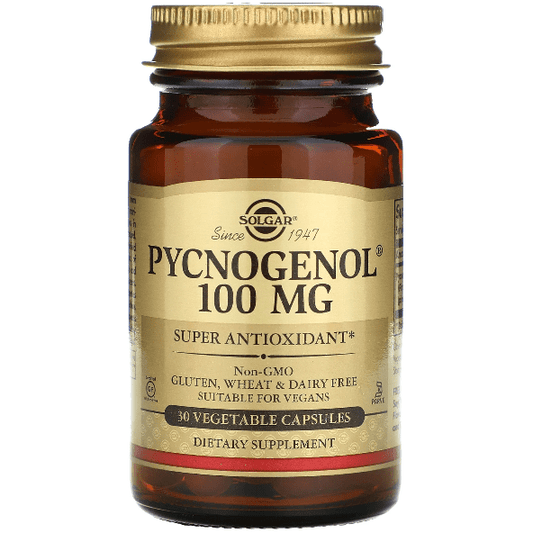 Solgar Pycnogenol 100 mg 30 Vegetable Capsules Dietary Supplements Pasteur Pharmacy