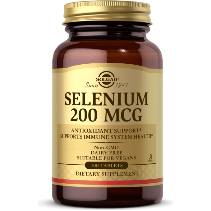 Solgar Selenium 200 mcg 100 Tablets Selenium Supplement Pasteur Pharmacy