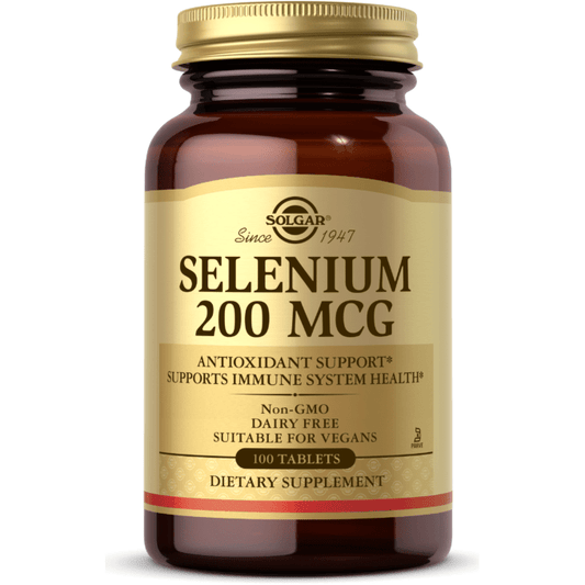 Solgar Selenium 200 mcg 100 Tablets Selenium Supplement Pasteur Pharmacy