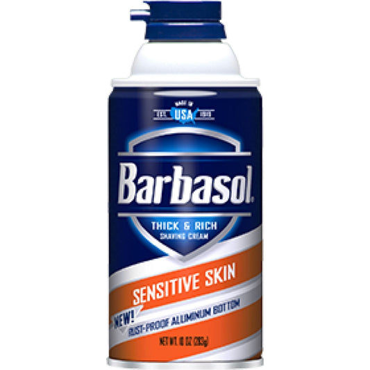 Barbasol Sensitive Skin Thick & Rich Shaving Cream 10 Oz Shaving Cream Pasteur Pharmacy