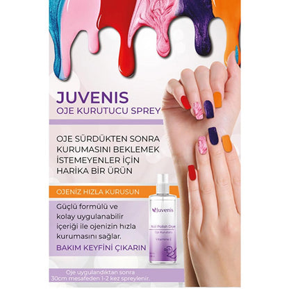Spray secante de esmalte de uñas Juvenis para un secado rápido 100 ml