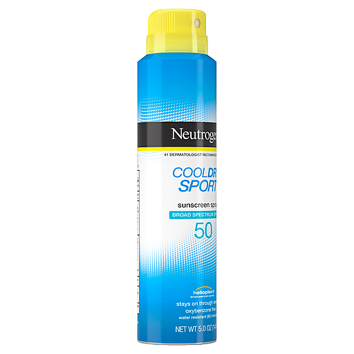 Neutrogena CoolDry Sport Sunscreen Spray, With Broad Spectrum SPF 50, 5 Oz Sunscreen Pasteur Pharmacy