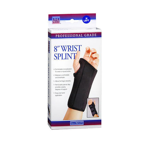 Fla Orthopedics H&PC-13631 ProLite Wrist Splint Brace : Left Medium Wall Jacks & Braces Pasteur Pharmacy
