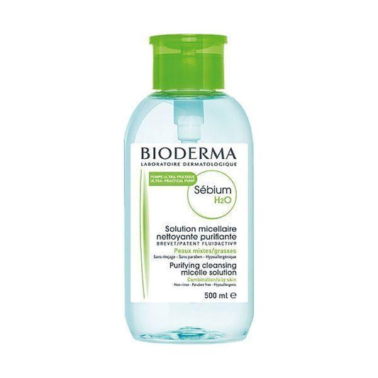 Bioderma Sebium H2o Micellar Water Pump Reverse 500ml Micellar Water Pasteur Pharmacy