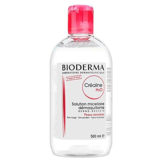 Bioderma Crealine H2O Micelle Solution, Sensitive Skin, 16.91 Oz Skin Care Solution Pasteur Pharmacy